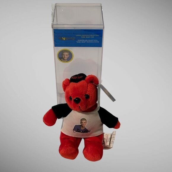 Vintage Justin Timberlake NSYNC  Limited Edition 7” Collectible Plush Bear Cub - Picture 9 of 16